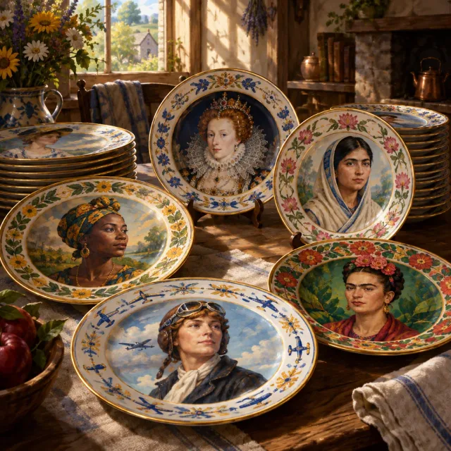 Famous Women Dinner Service
