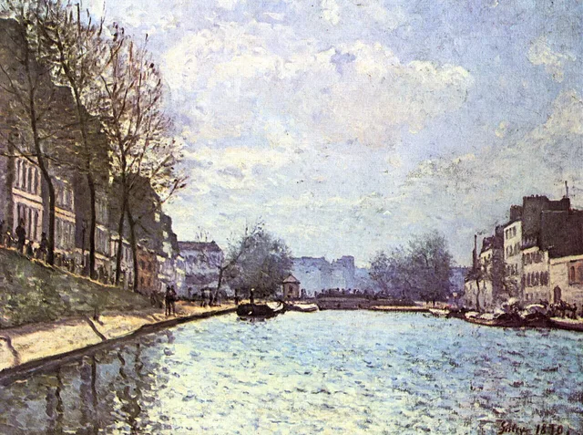 View of the Canal Saint-Martin