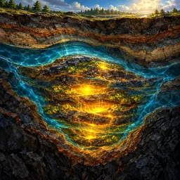 Reactor de fision nuclear natural