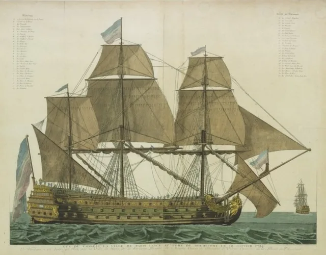 French ship Ville de Paris