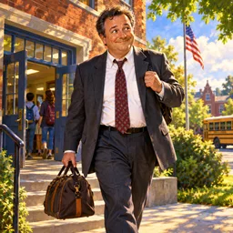 Principal Takes a Holiday