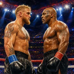 Jake Paul contra Mike Tyson