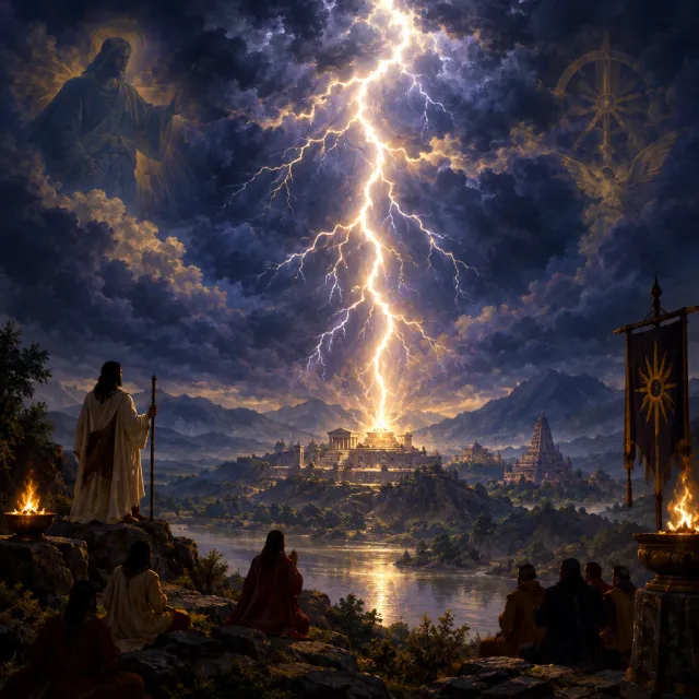 Lightning in religion